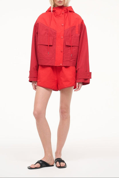 Staud Alta Jacket in Cardinal