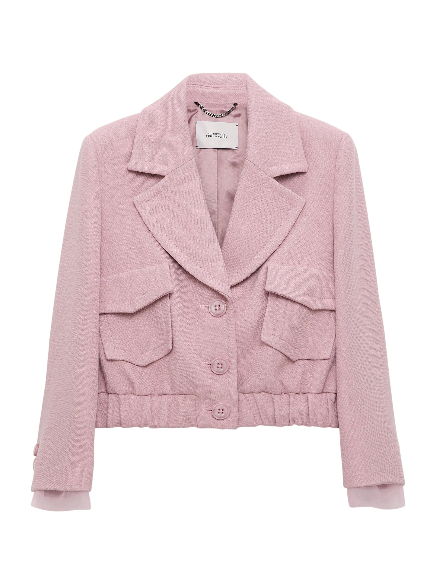 Dorothee Schumacher Layered Coolness Jacket in Lilac