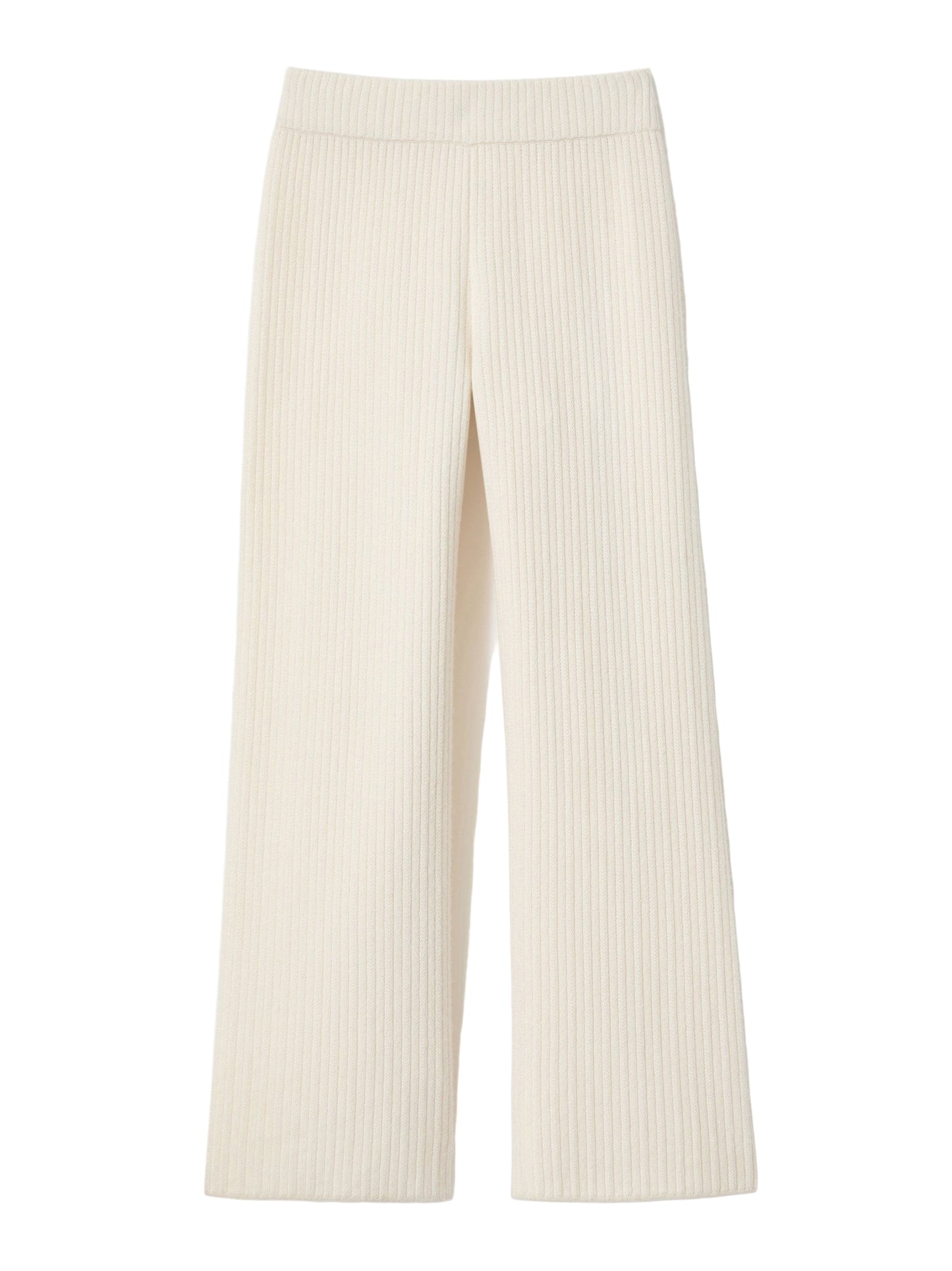 Lafayette 148 Cashmere & Finespun Voile Ankle Pant in Ivory