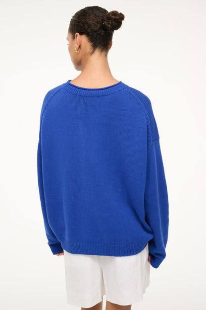 Staud Giada Sweater in Pier Blue