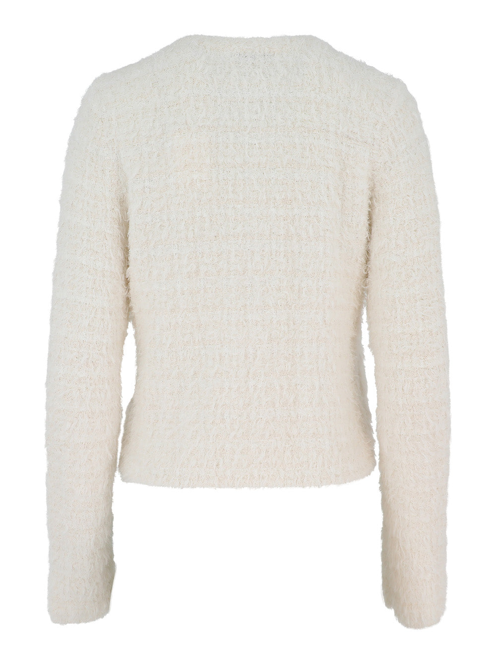 Vince Brocade Jacket Cardigan in Off White Combo