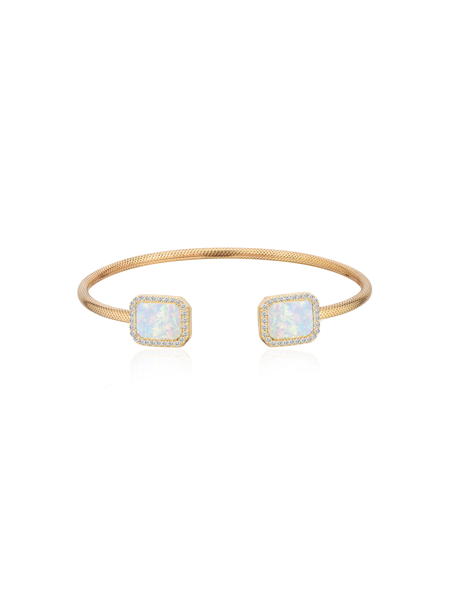 Goshwara The Classics Collections Flexible Bracelet in Opal