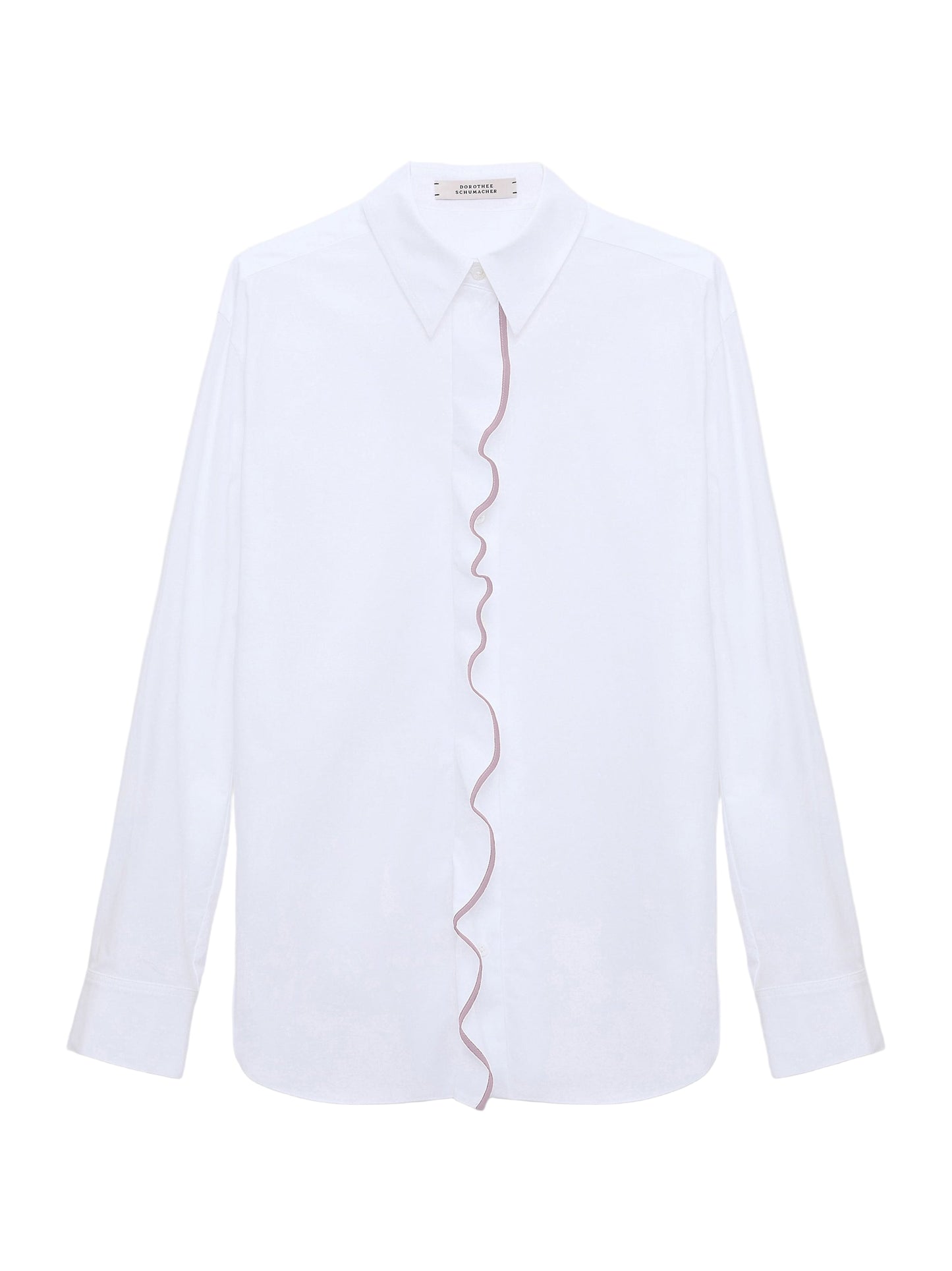 Dorothee Schumacher Pure Power Blouse in White Lilac