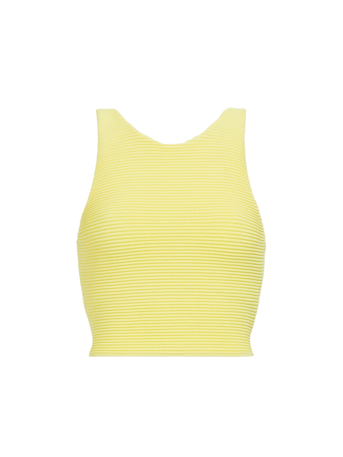 Aje Agave Knit Top in Lemon
