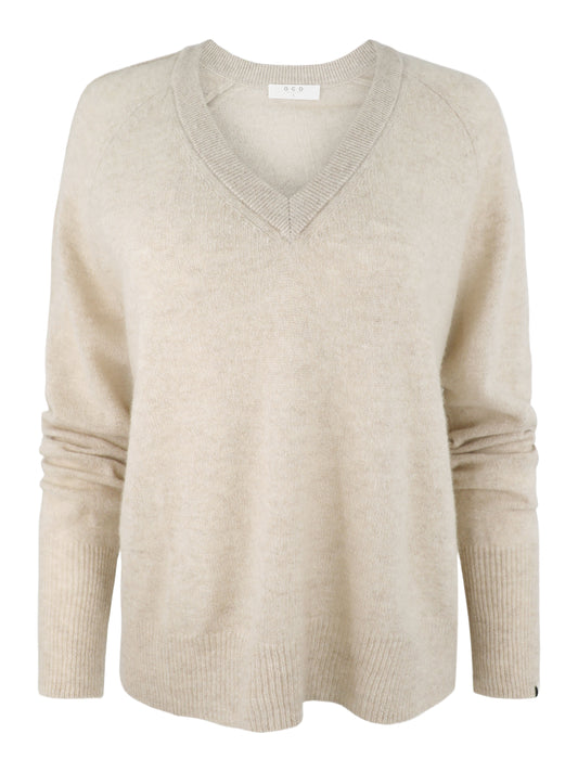 One Grey Day Sloane Cashmere V-Neck Sweater (More Colors)
