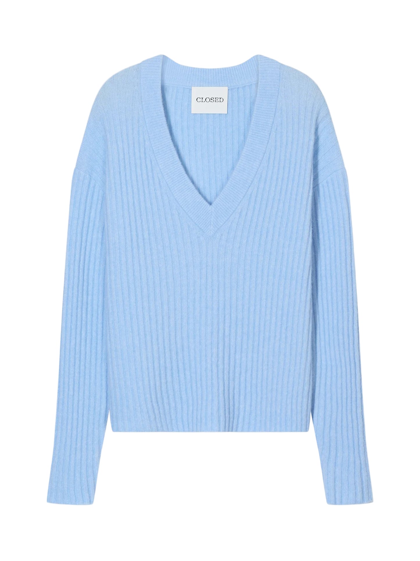CLOSED Wool and Alpaca Mix Jumper in Powder Blue
