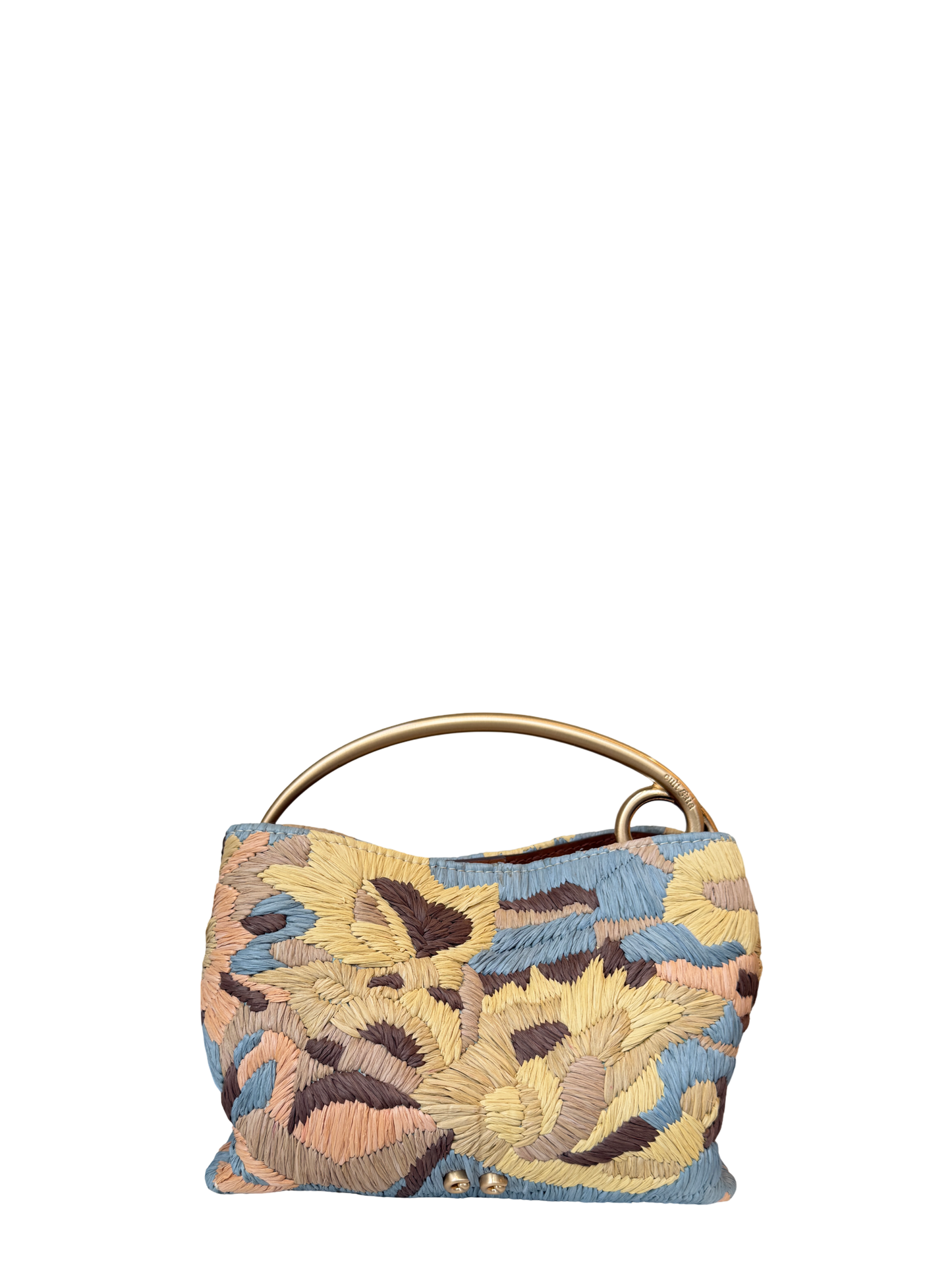Cult Gaia Lalli Top Handle in Sunflower Multi