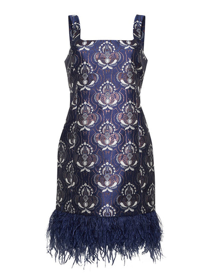 Cara Cara Carlie Mini Dress in Navy