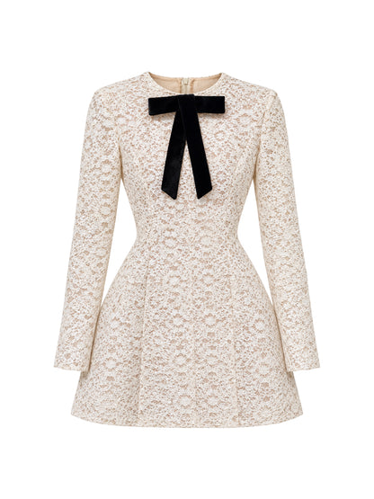 Bronx and Banco Courtney Blanc Mini Dress in White