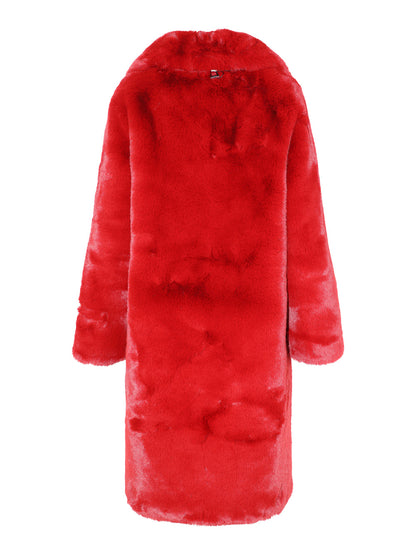 Apparis Steffi Long Coat in Rouge