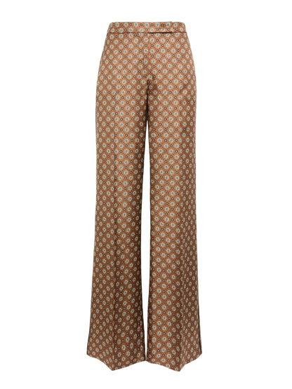 Dorothee Schumacher Graphic Dreams Pants in Brown Big Tie