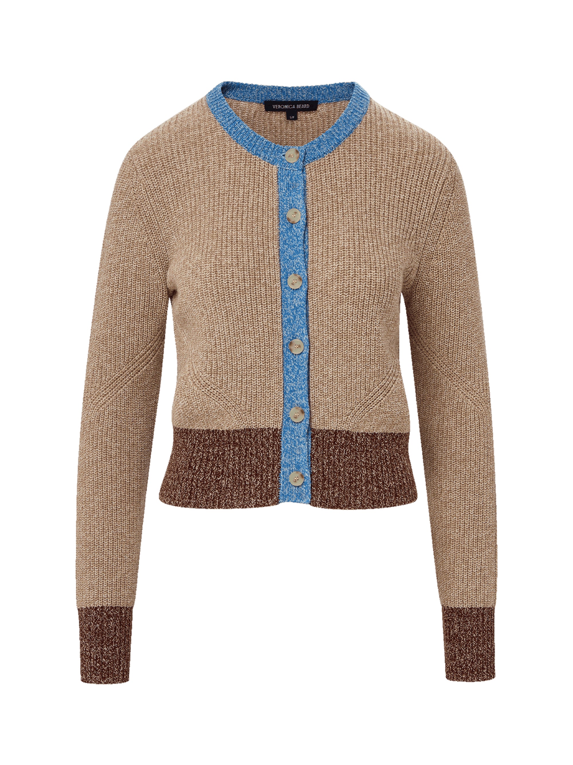 Veronica Beard Ibra Cardigan in Oatmeal Multi – Leigh's of Breton