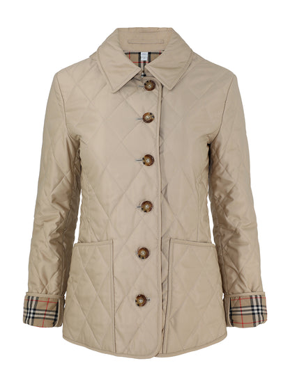 Burberry Fernleigh Quilted Jacket in New Chino