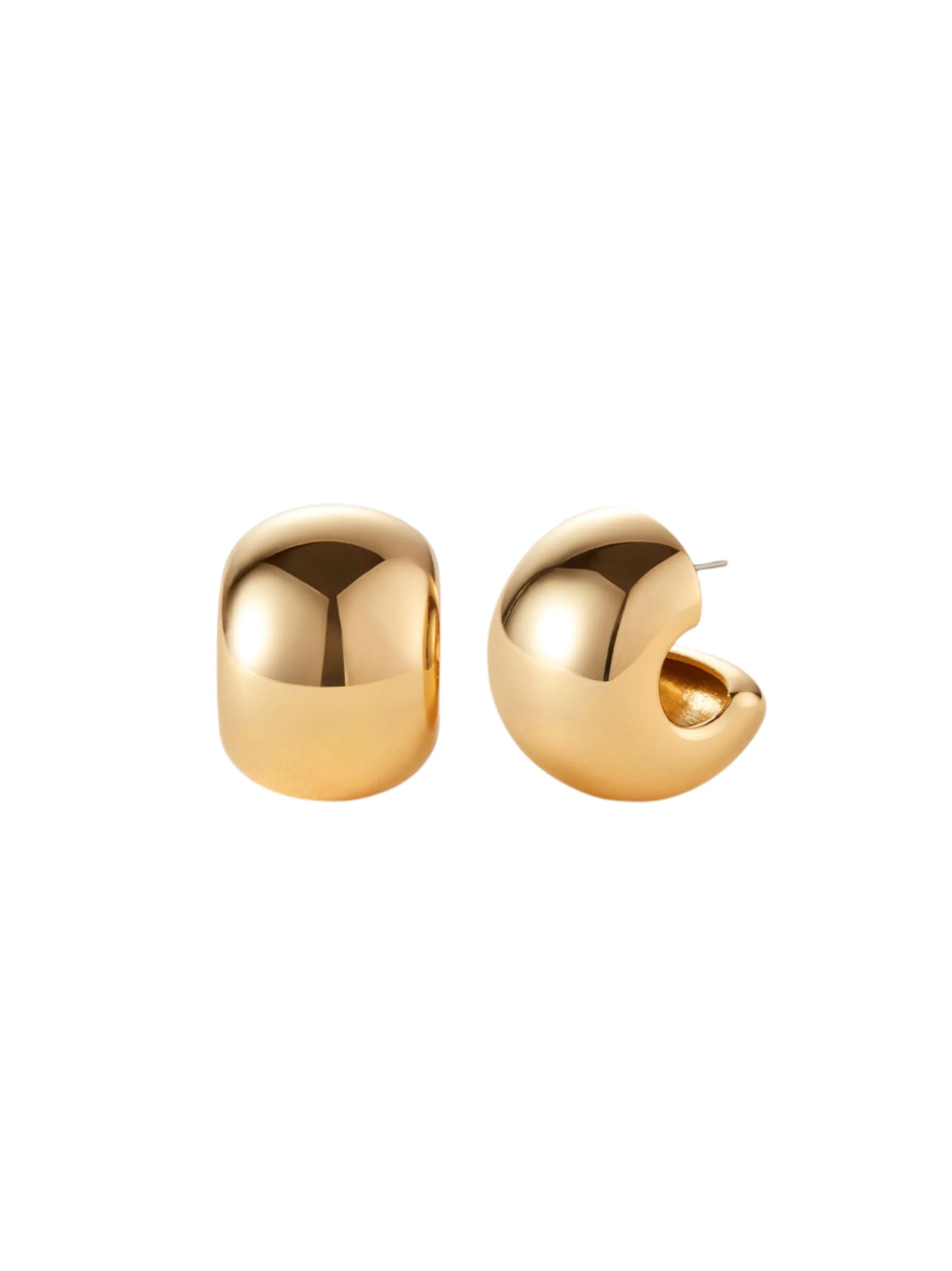 Jenny Bird Gemma Hoops in High Polish Gold