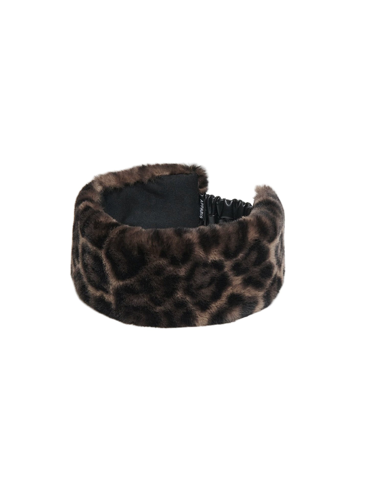 Apparis Eleni Leopard Headband in Dark Leopard