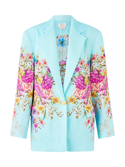 Camilla Boyfriend Jacket in Bazaar Blooms