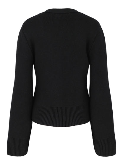 Cult Gaia Jos Cardigan in Black