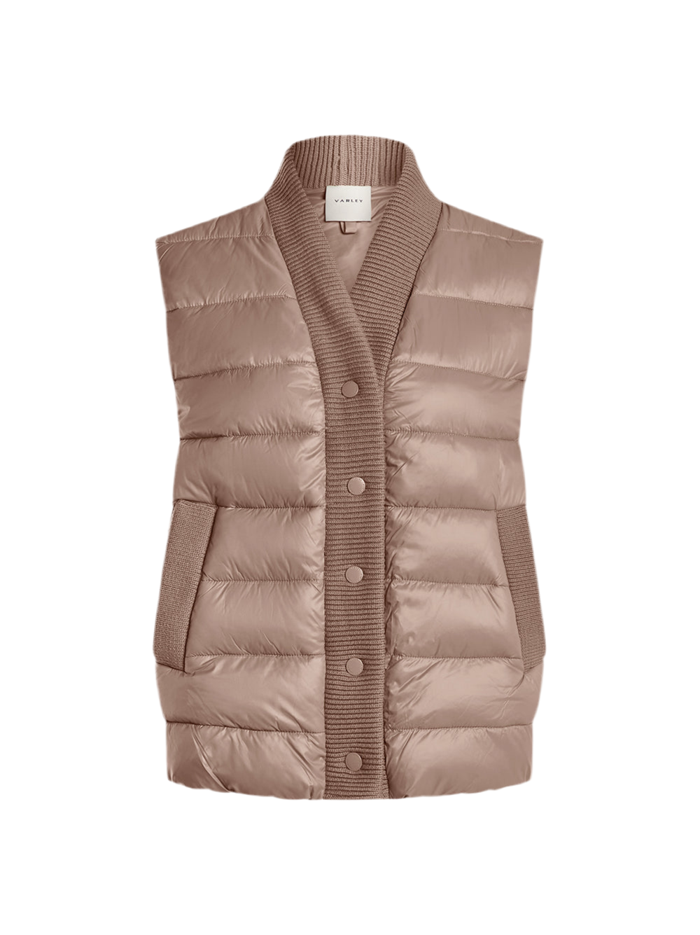 Varley Colwyn Combo Boxy Gilet in Chanterelle