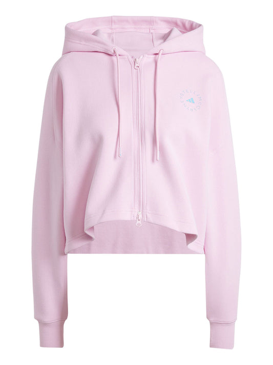 Adidas x Stella McCartney Hooded Track Top in Pink