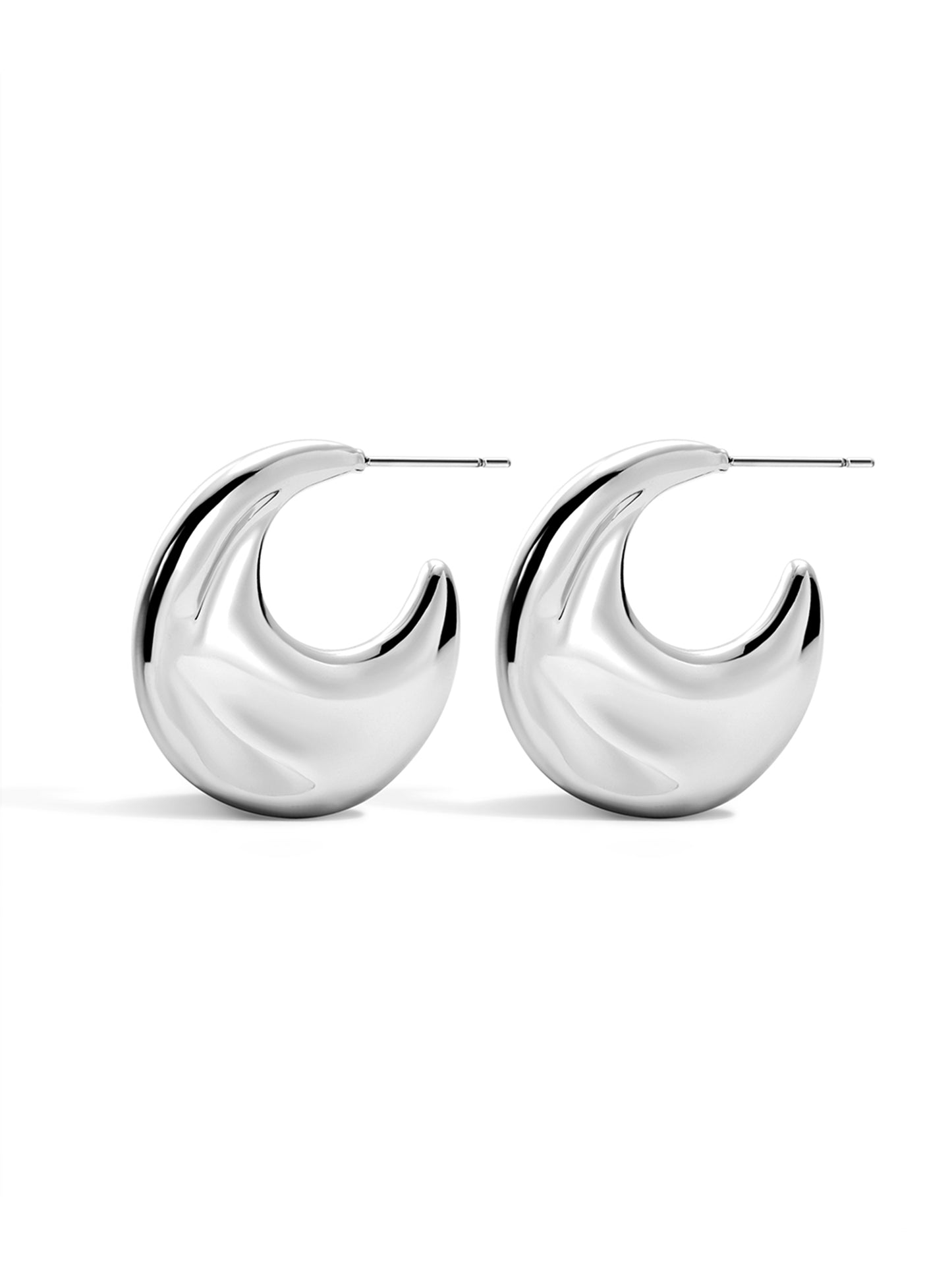 Luv AJ Mercury Disc Hoops (More Colors)