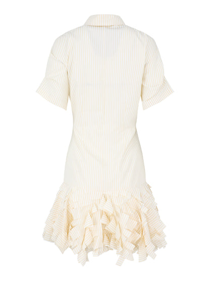 Alexis Ema Dress in Cream Stripe