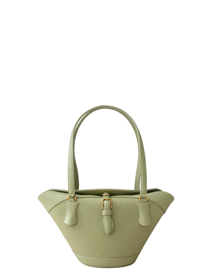 Dolce & Gabbana Capri Coffa Bag in Calfskin in Sage Green