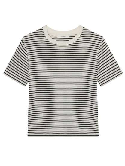 Frame The Baby Tee in Navy Multi