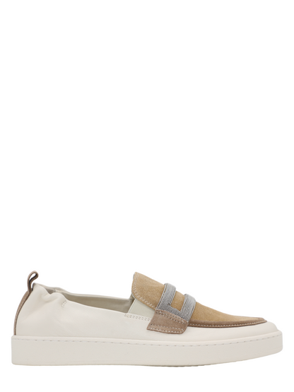 Ron White Orlean Slip Sneaker in Fawn