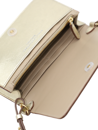 Stella McCartney Mini Crossbody Metallic Alter Mat With Studded Logo (More Colors)