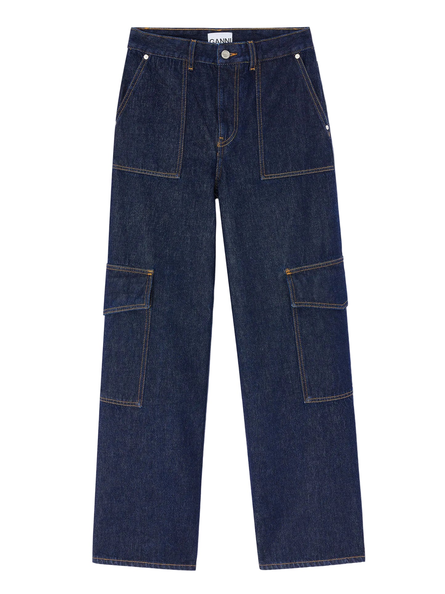 Ganni Rinse Denim Angi in Dark Rinse