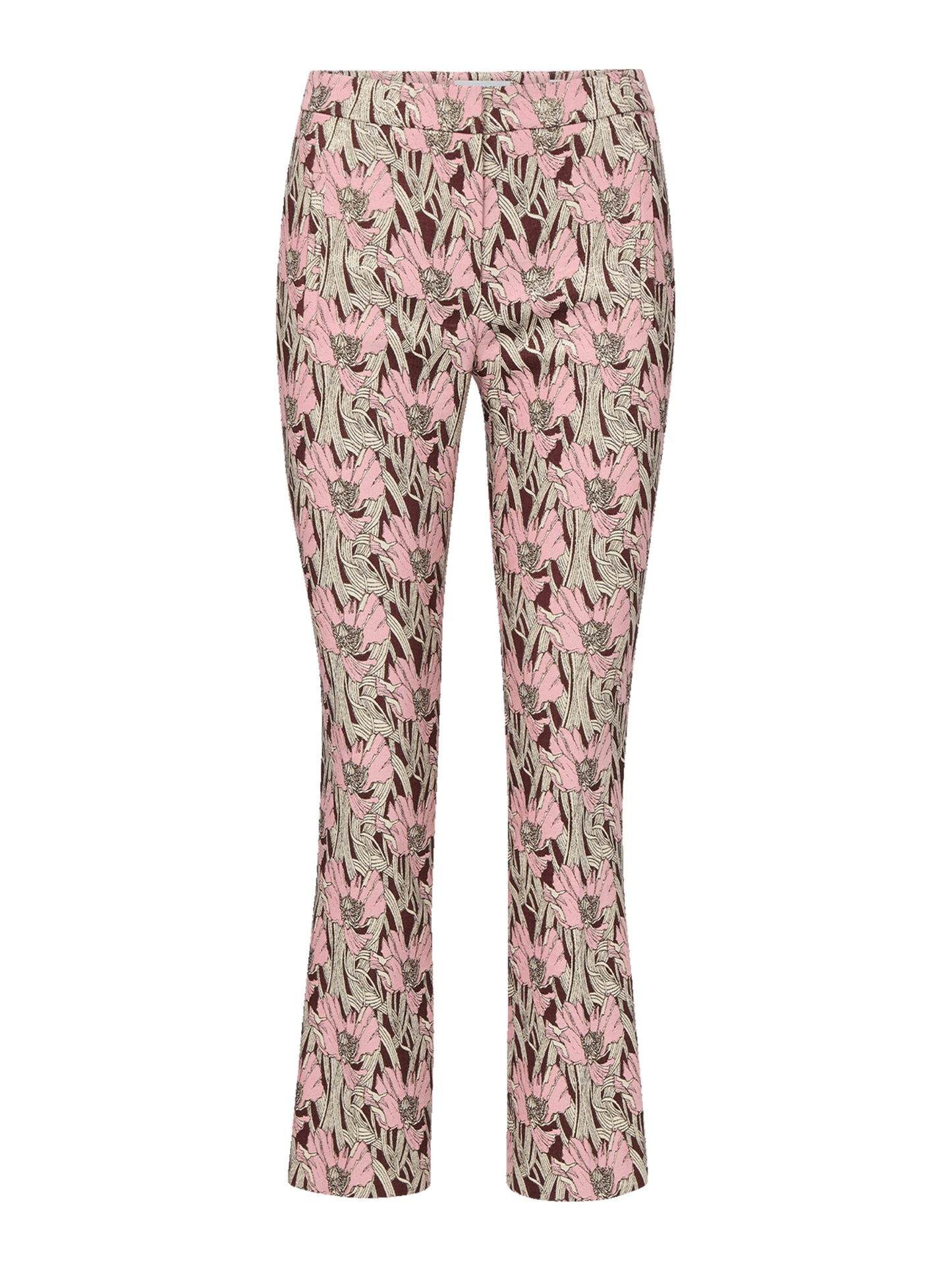 Veronica Beard Arte Kick-Flare Pant in Raisin Multi