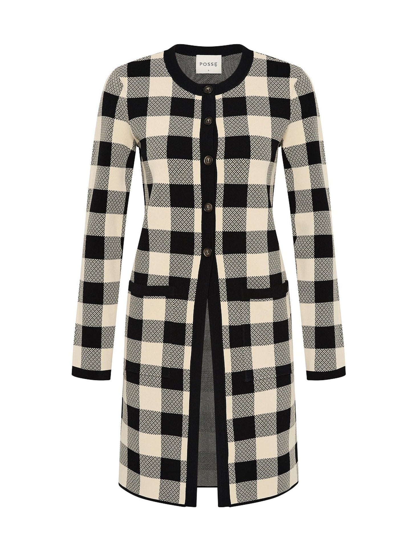 Posse Pippa Cardigan in Heritage Plaid