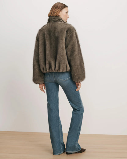 Veronica Beard Varell Reversible Jacket in Loden