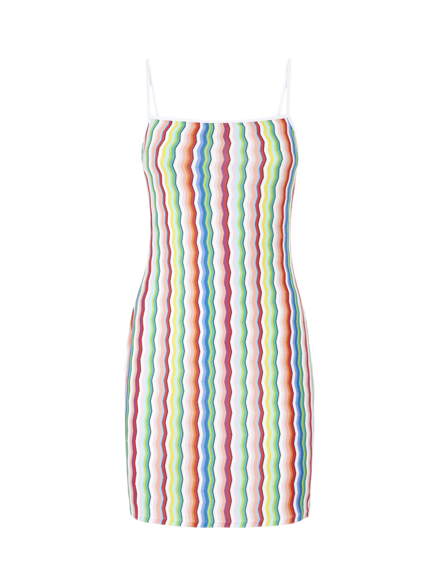 Missoni Mini Cover-Up Dress in Terry Cloth With Zigzag Print