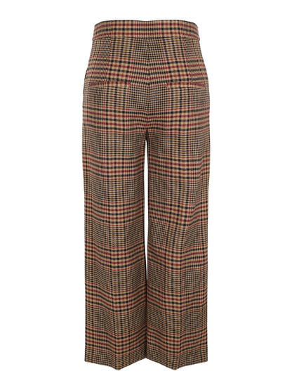 Veronica Beard Brixton Pant in Camel/Black