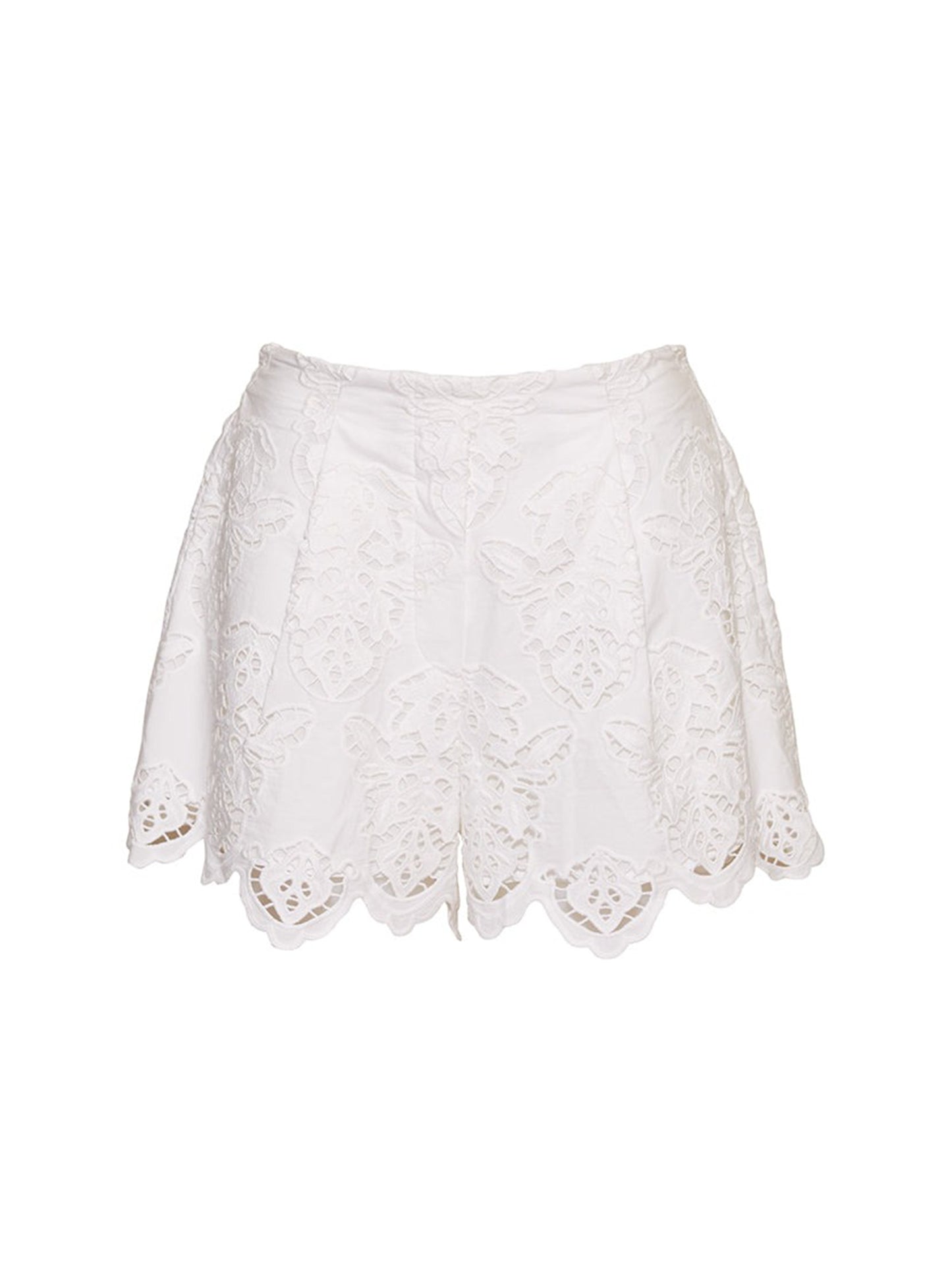 Cara Cara Trish Shorts in White Embroidered Eyelet