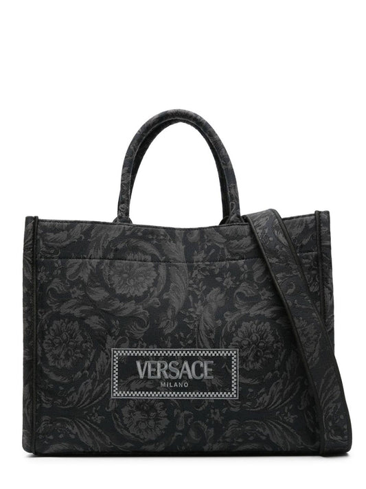 Versace Barocco Athena Large Tote Embroidery