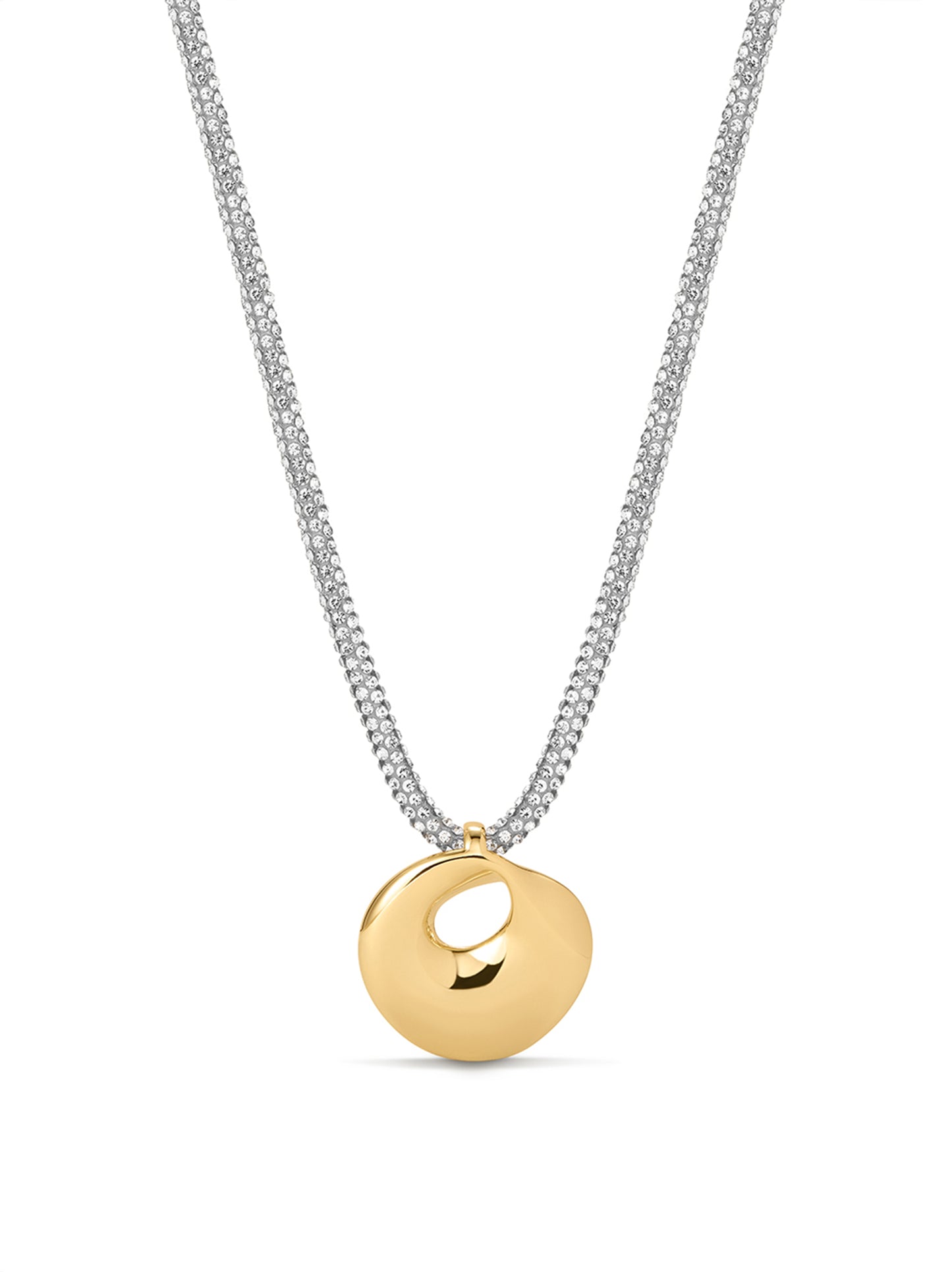 Luv AJ Mercury Disc Sparkle Necklace (More Colors)