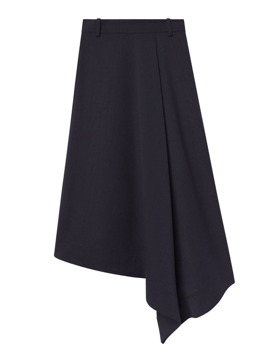 A.L.C. Gael Skirt in Navy Melange