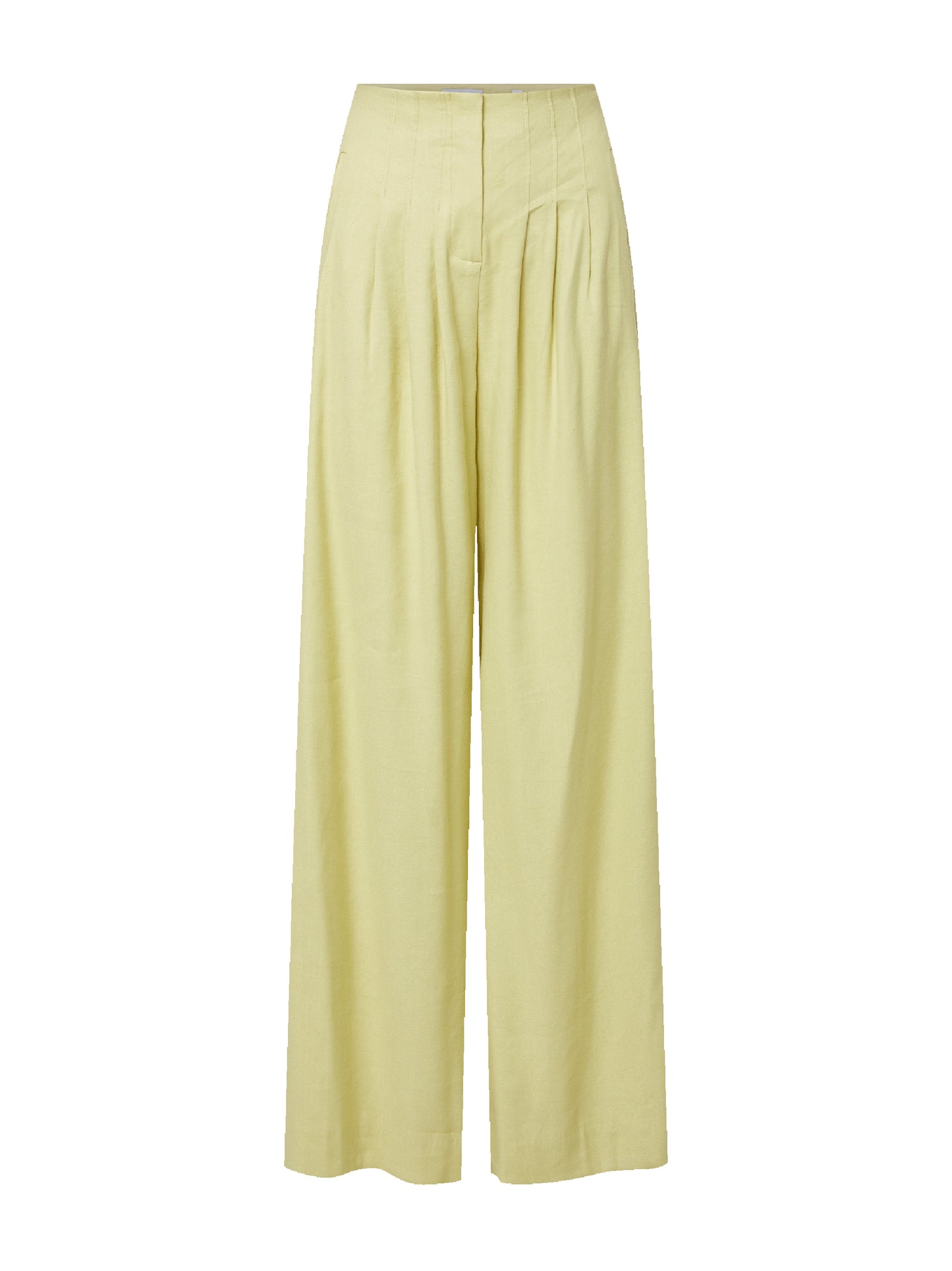 Veronica Beard Hoyt Wide-Leg Pant in Pistachio