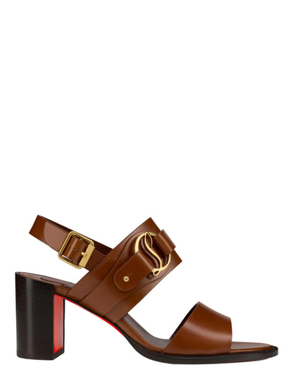 Christian Louboutin Her in Roma 70 Sandal in Dark Carmine | In-Store Only
