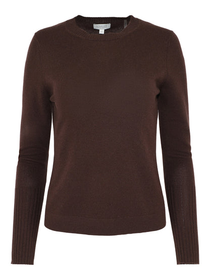 Kinross Crewneck in Chocolate