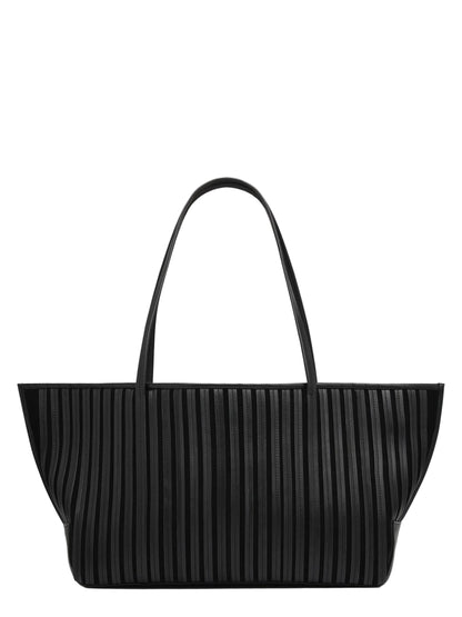 St. Agni Linea Stitch Bateau Tote in Black