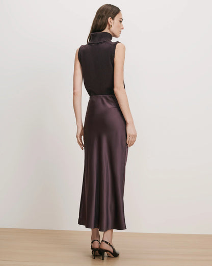Veronica Beard Felecia Skirt in Dark Eggplant