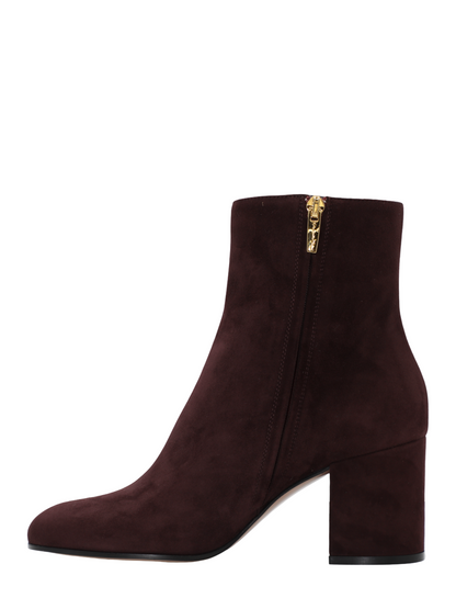 Gianvito Rossi Joelle Camoscio Stivale in Bourgogne