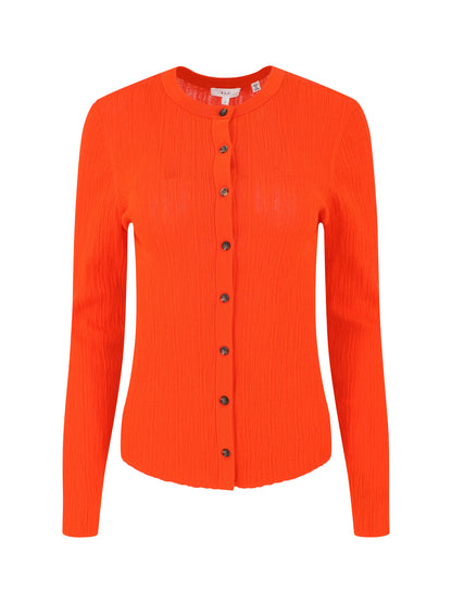 A.L.C. Fisher Fine Merino Knit Cardigan in Poppy
