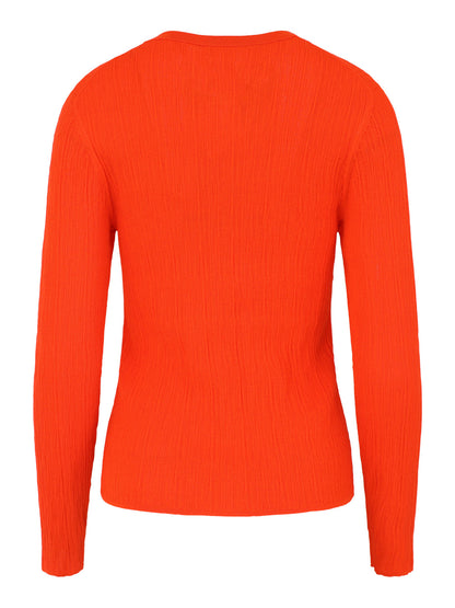 A.L.C. Fisher Fine Merino Knit Cardigan in Poppy