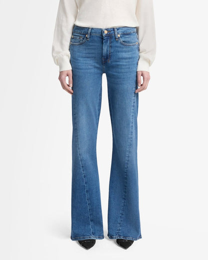 7 For All Mankind Slim Illusion Twisted Seam Tailorless Dojo Jeans in Yuma