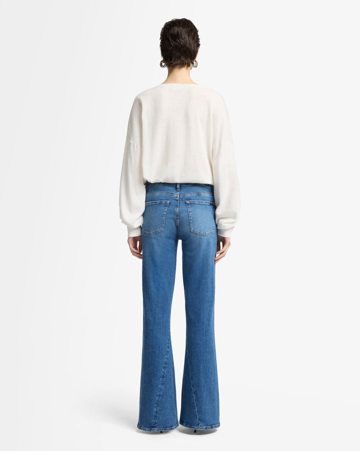 7 For All Mankind Slim Illusion Twisted Seam Tailorless Dojo Jeans in Yuma