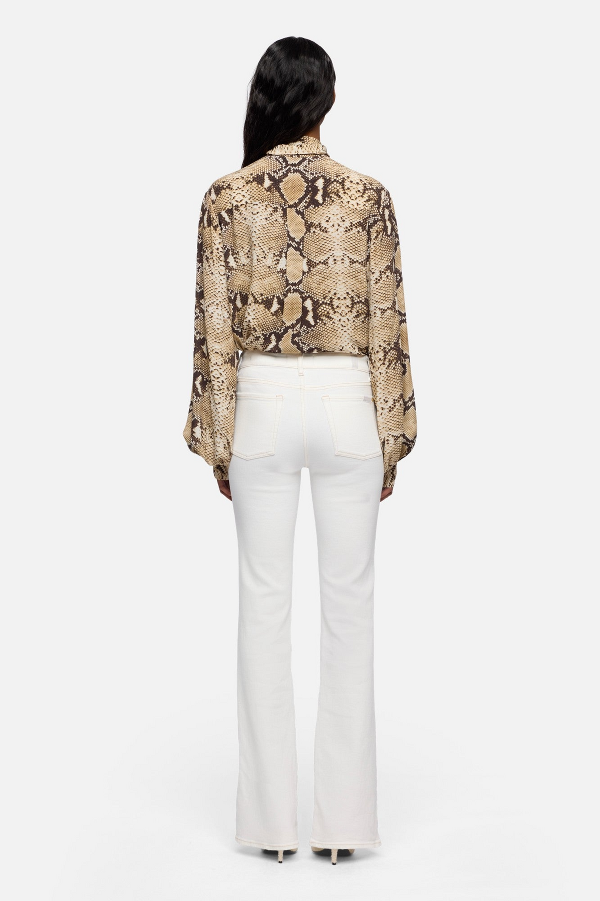 7 For All Mankind Leggy Bootleg Jean in Sugar